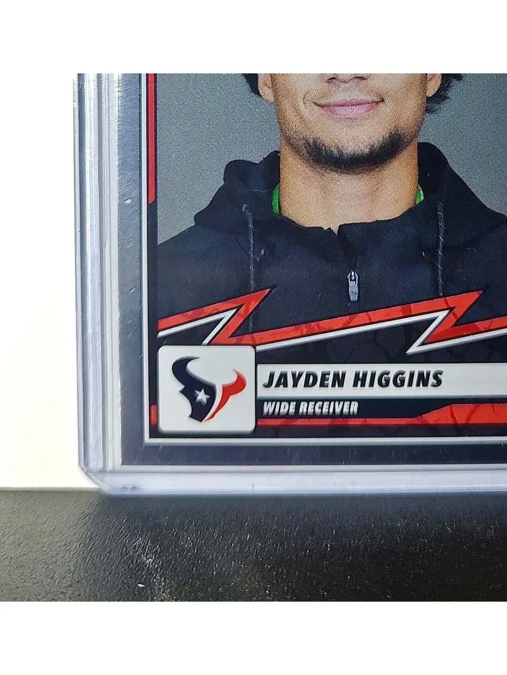 Jayden Higgins Rookie 2025 Panini NFL #82 Foil Sticker Card Houston Texans